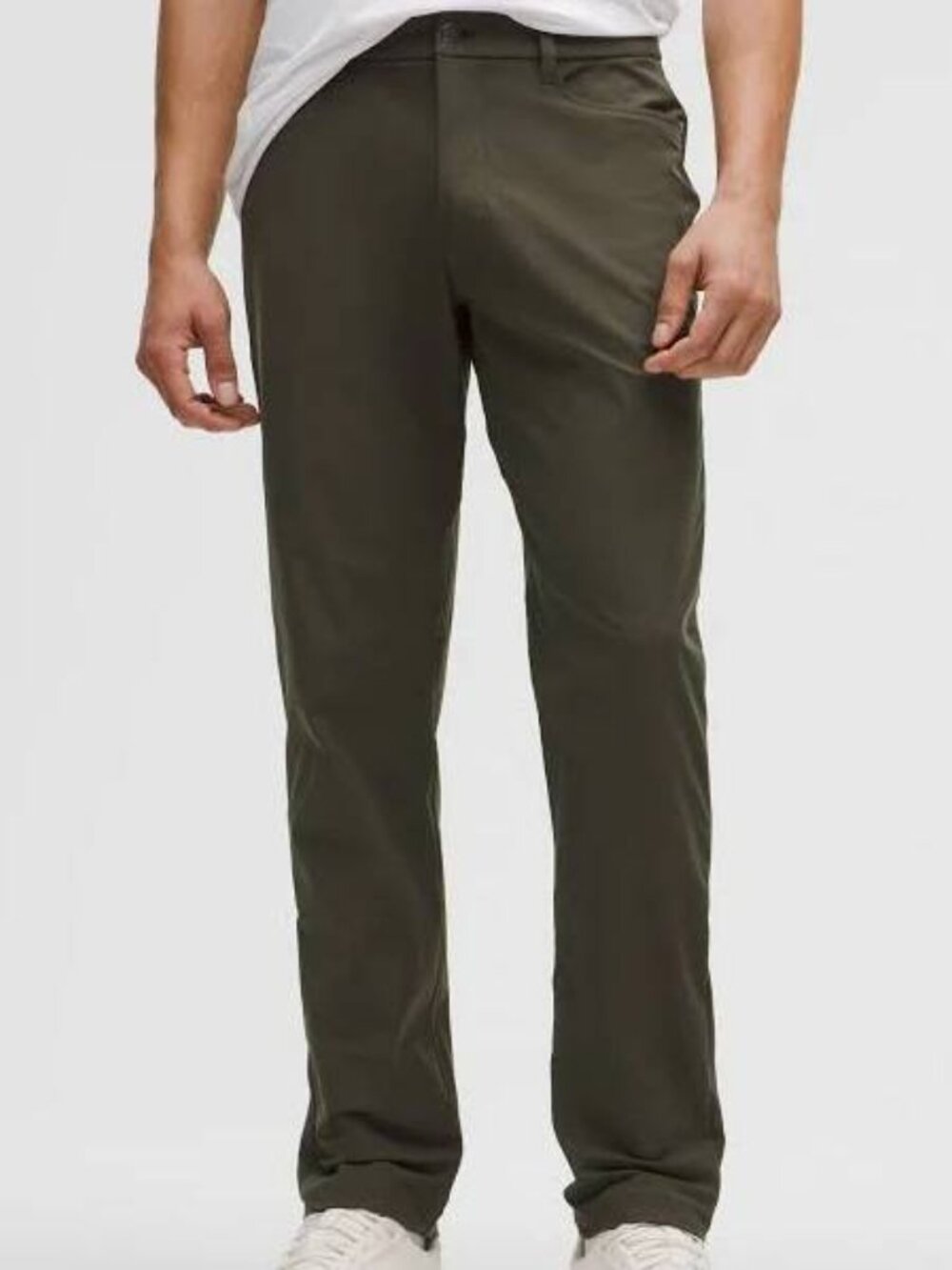 GENUINE MEN'S Lululemon ABC Pants TROUSERS Classic *34" Dark Olive SIZE 32